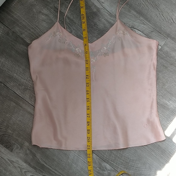 Vintage soft pink 100% silk camisole - Picture 8 of 9